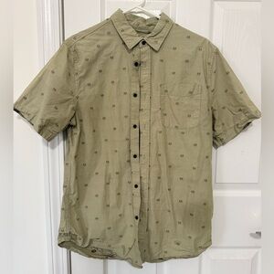 Katin Men’s Short Sleeve Button Down Shirt Size Medium